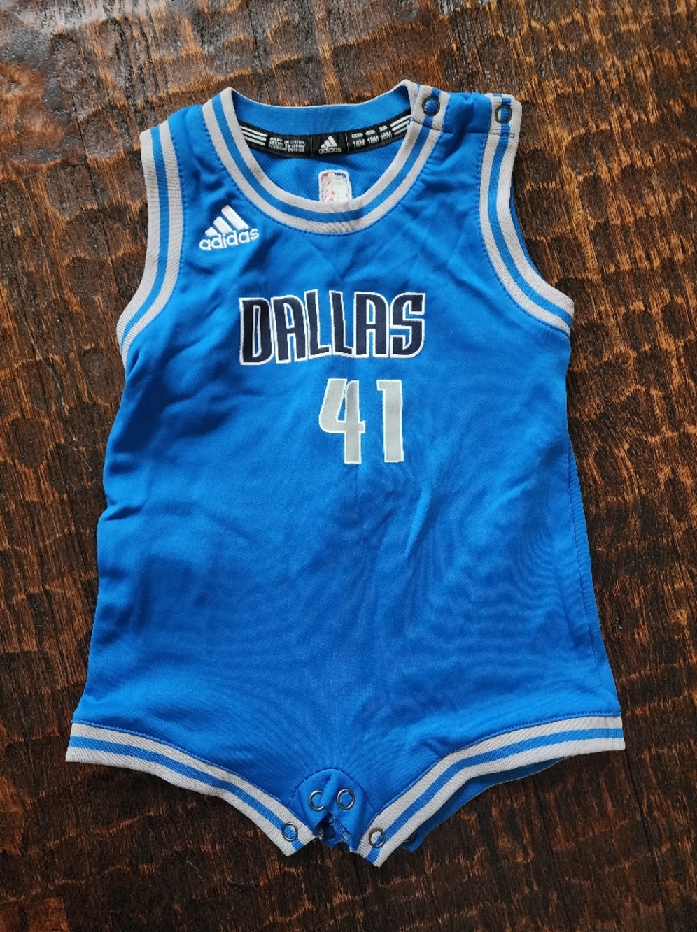 Dallas Basketball NBA Onsie